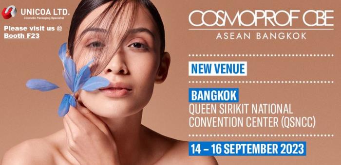 Meet UNICOA at 2023 COSMOPROF CBE ASEAN Bangkok